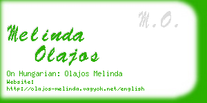 melinda olajos business card